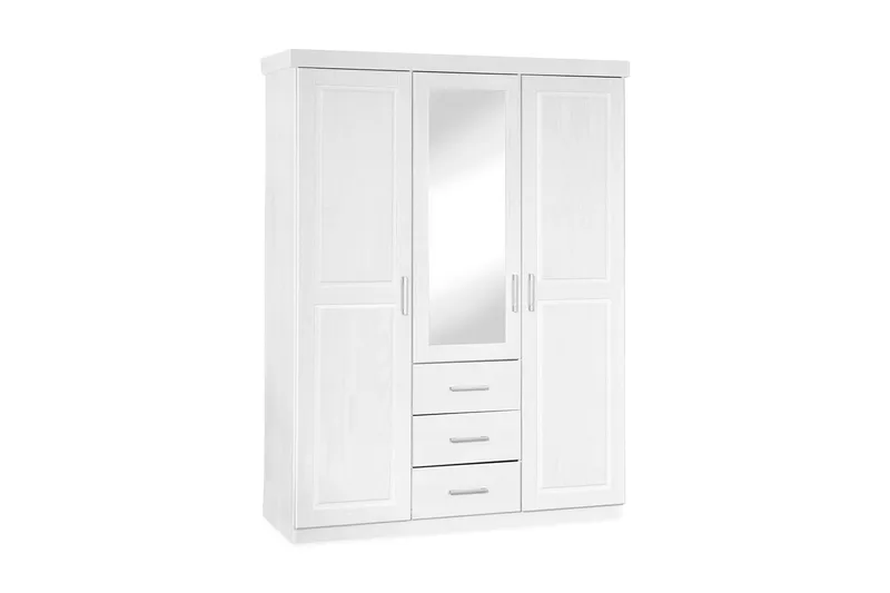 Bailey 4 Garderobeskap, Hvit