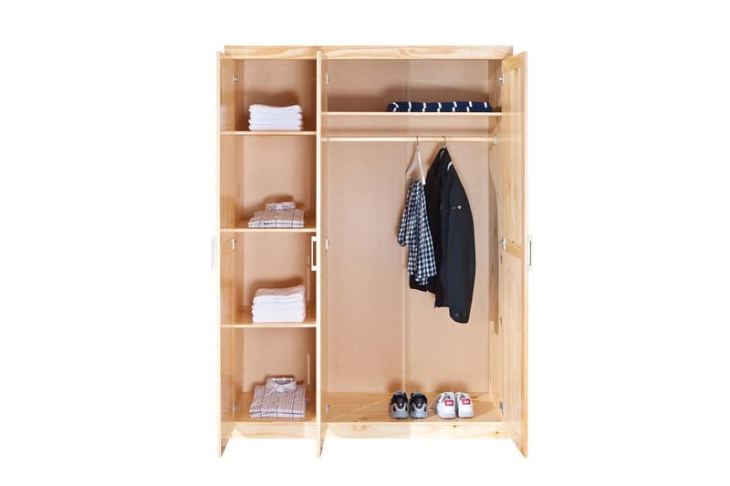 Bailey Garderobe 140 cm - Furu - Oppbevaring - Klesoppbevaring - Garderober & garderobesystem