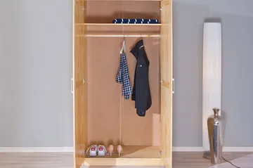 Bailey Garderobe 95 cm - Furu - Oppbevaring - Klesoppbevaring - Garderober & garderobesystem