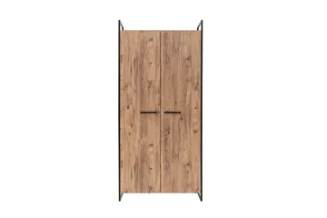 Batler Garderobe 52x104 3 Dører - Natur - Oppbevaring - Klesoppbevaring - Garderober & garderobesystem