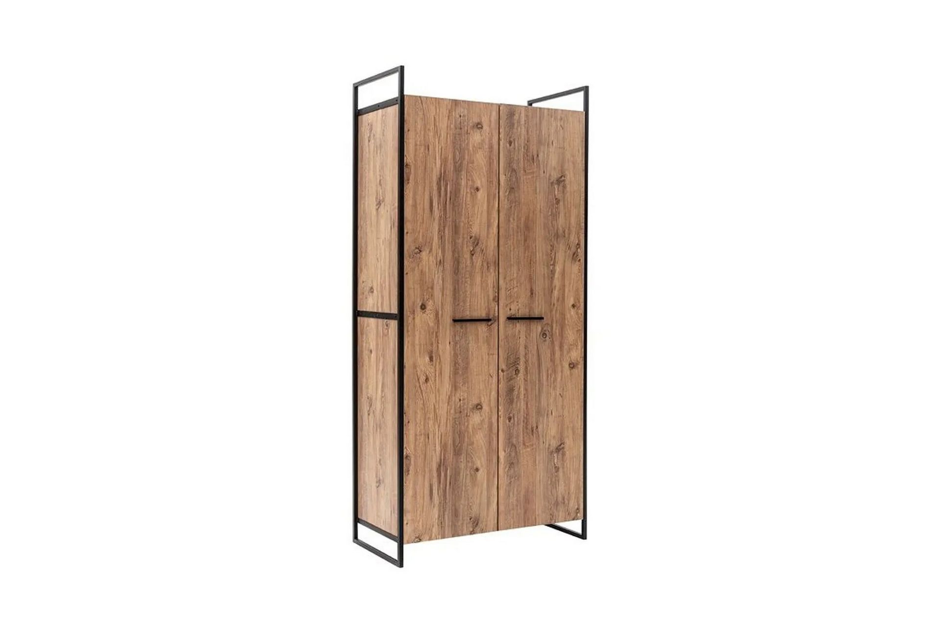 Batler Garderobe 52x104 5 Dører - Natur - Oppbevaring - Klesoppbevaring - Garderober & garderobesystem