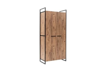 Batler Garderobe 52x104 5 Dører - Natur - Oppbevaring - Klesoppbevaring - Garderober & garderobesystem