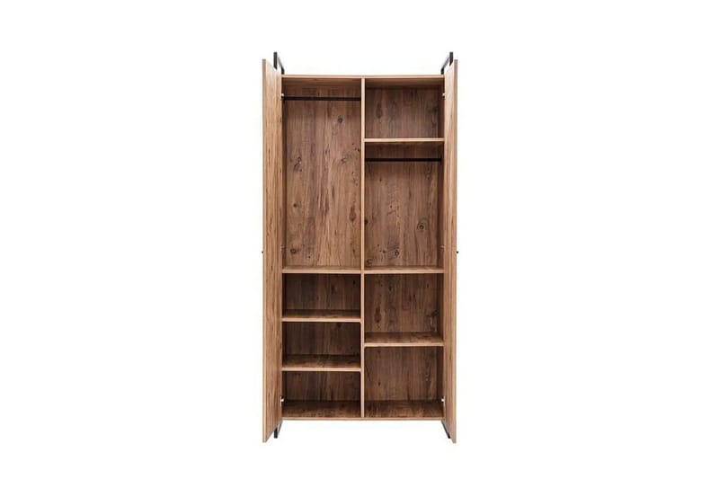 Batler Garderobe 52x104 5 Dører - Natur - Oppbevaring - Klesoppbevaring - Garderober & garderobesystem