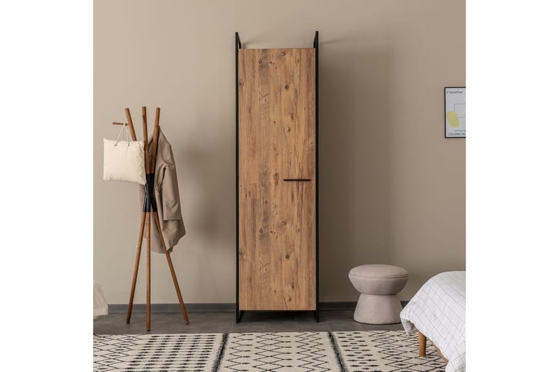 Batler Garderobe 52x104 5 Dører - Natur - Oppbevaring - Klesoppbevaring - Garderober & garderobesystem