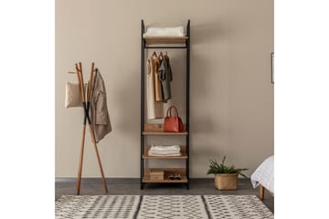 Batler Garderobeskap 52x64 11 Hyller 1 Dør - Natur - Oppbevaring - Klesoppbevaring - Garderober & garderobesystem
