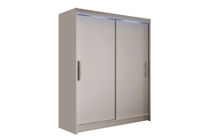 Bay Garderobe 150x200 cm - Grå - Oppbevaring - Klesoppbevaring - Garderober & garderobesystem