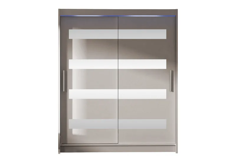 Bay Garderobe Med Speil 150x200 cm, Beige