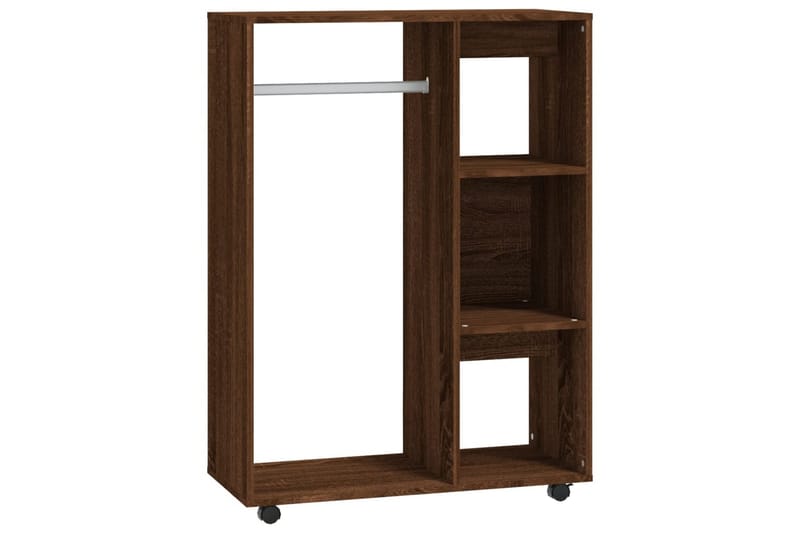 beBasic Garderobe brun eik 80x40x110 cm konstruert tre - Brun - Garderober & garderobesystem - Garderobeskap & klesskap