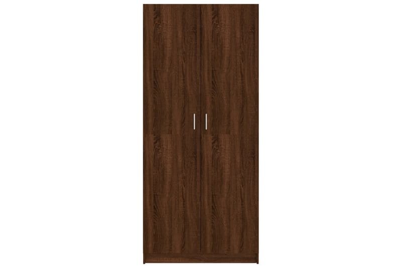 beBasic Garderobe brun eik 80x52x180 cm konstruert tre - Brun - Oppbevaring - Klesoppbevaring - Garderober & garderobesystem