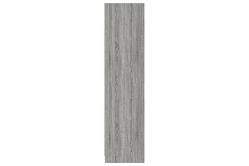 beBasic Garderobe med skuffer grå sonoma 50x50x200 cm konstruert tre - GrÃ¥ - Oppbevaring - Klesoppbevaring - Garderober & garderobesystem