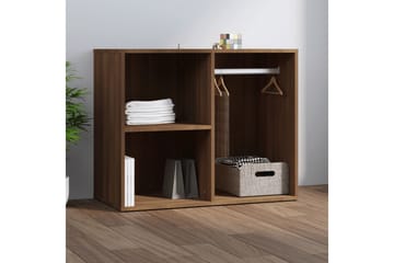 beBasic Sminkeskap brun eik 80x40x65 cm konstruert tre - Brun - Oppbevaring - Klesoppbevaring - Garderober & garderobesystem - Garderobeskap & klesskap