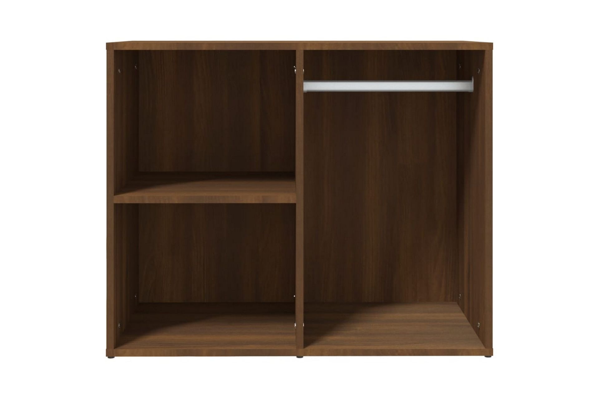 beBasic Sminkeskap brun eik 80x40x65 cm konstruert tre - Brun - Oppbevaring - Klesoppbevaring - Garderober & garderobesystem - Garderobeskap & klesskap