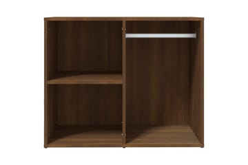 beBasic Sminkeskap brun eik 80x40x65 cm konstruert tre - Brun - Oppbevaring - Klesoppbevaring - Garderober & garderobesystem - Garderobeskap & klesskap