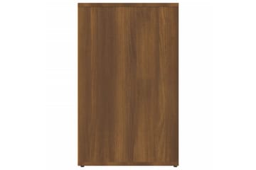 beBasic Sminkeskap brun eik 80x40x65 cm konstruert tre - Brun - Oppbevaring - Klesoppbevaring - Garderober & garderobesystem - Garderobeskap & klesskap