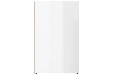 beBasic Sminkeskap høyglans hvit 80x40x65 cm konstruert tre - Hvit - Oppbevaring - Klesoppbevaring - Garderober & garderobesystem - Garderobeskap & klesskap