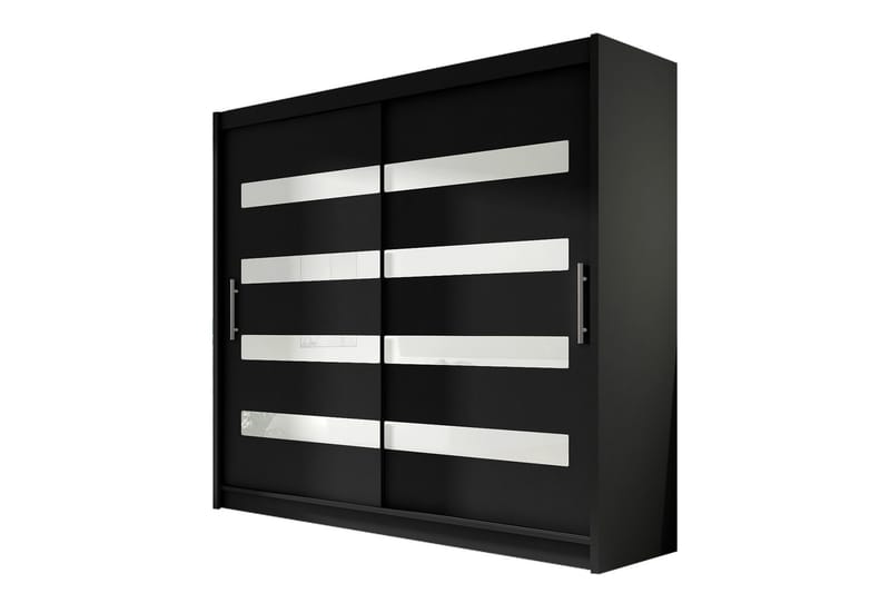 Bega Garderobe 180x57x215 cm - Svart / Hvit - Oppbevaring - Klesoppbevaring - Garderober & garderobesystem
