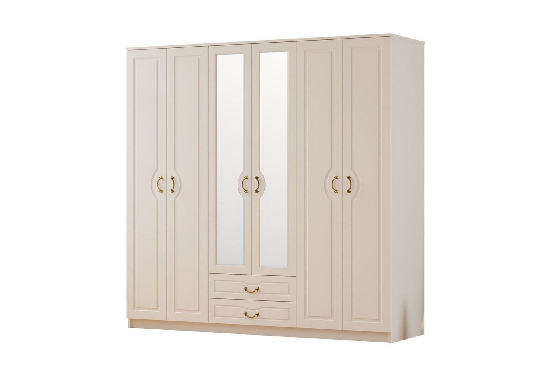 Beyric Garderobe 210x210 cm - Matt Hvit