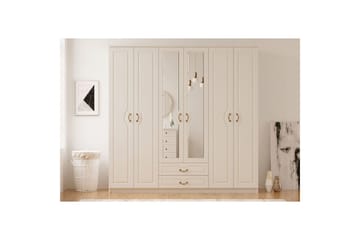Beyric Garderobe 210x210 cm - Matt Hvit - Oppbevaring - Klesoppbevaring - Garderober & garderobesystem