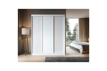 Biancco Garderobe 180x220 cm - Hvit - Oppbevaring - Klesoppbevaring - Garderober & garderobesystem