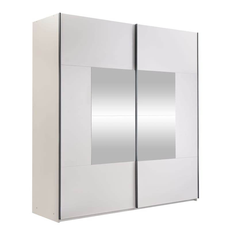 Binche Garderobeskapeskap med speil 200x215 cm, Beige