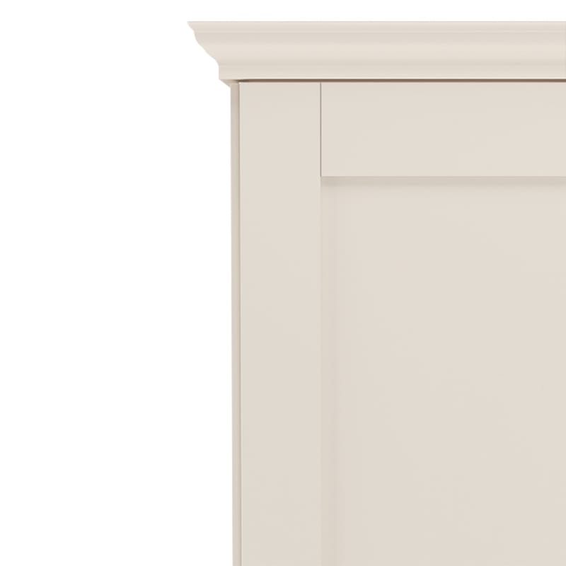 Binz garderobe 122x130 cm - Kasjmirkrem - Oppbevaring - Klesoppbevaring - Garderober & garderobesystem