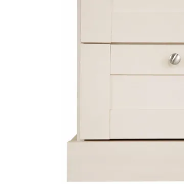 Binz garderobe 122x130 cm - Kasjmirkrem - Oppbevaring - Klesoppbevaring - Garderober & garderobesystem