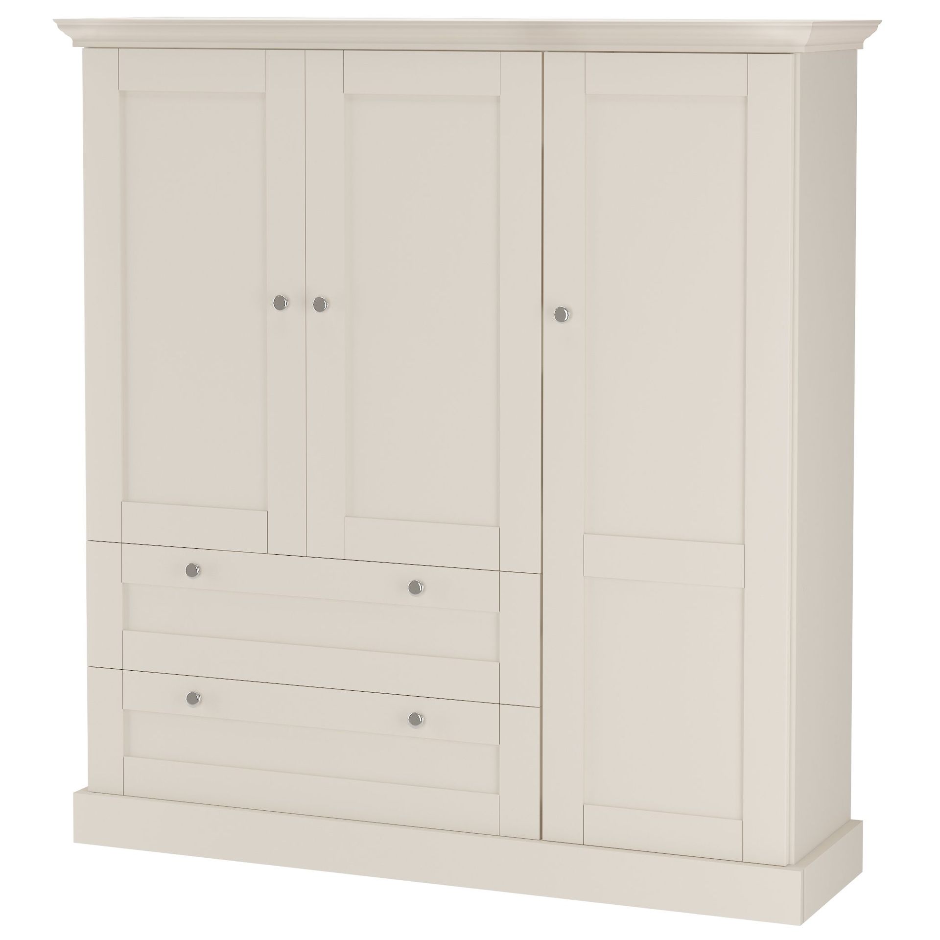 Binz garderobe 122x130 cm - Kasjmirkrem