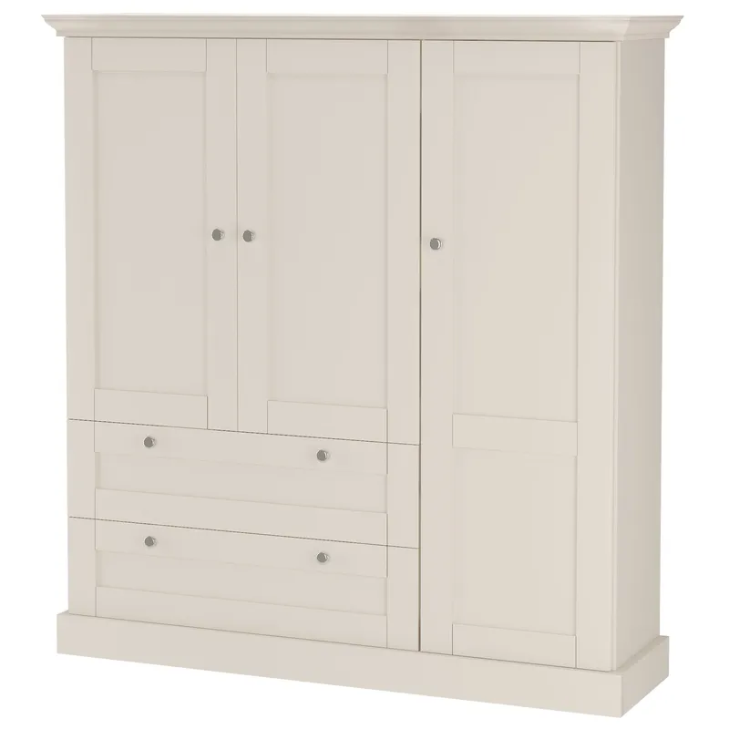 Binz garderobe 122x130 cm, Kasjmirkrem