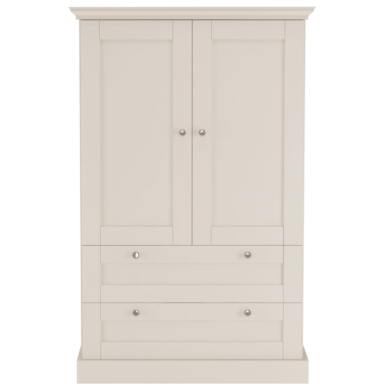 Binz garderobe 83x130 cm - Kasjmirkrem - Oppbevaring - Klesoppbevaring - Garderober & garderobesystem