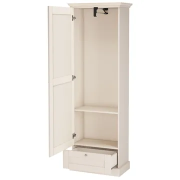 Binz hallskap 60x180 cm - Kasjmirkrem - Oppbevaring - Klesoppbevaring - Garderober & garderobesystem