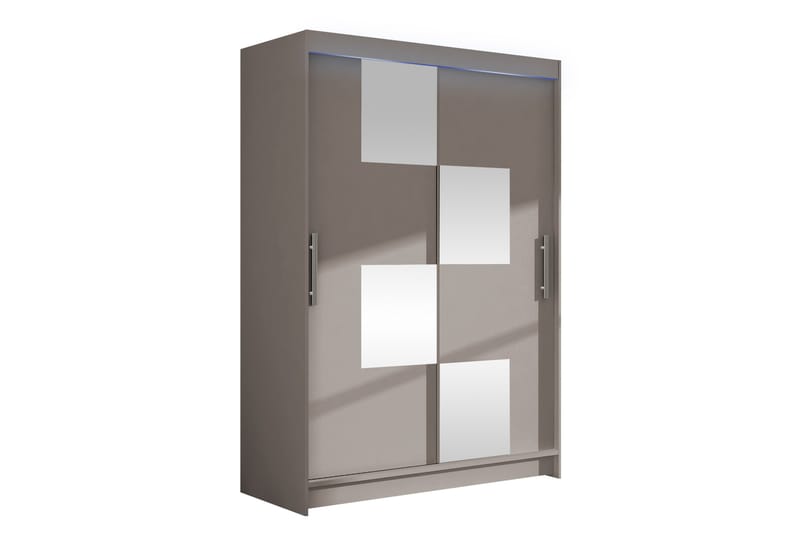 Biscayne Garderobeskap Med Speil 120x200 cm - Oppbevaring - Klesoppbevaring - Garderober & garderobesystem