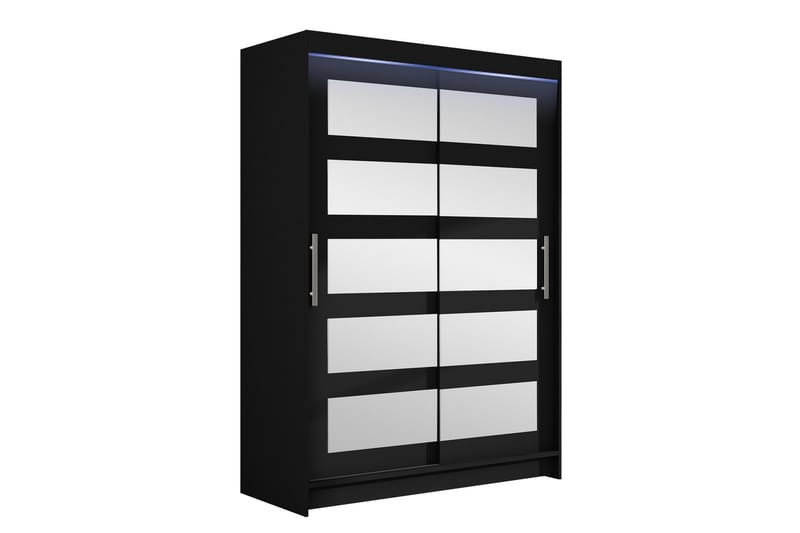 Biscayne Garderobeskap Med Speil 120x200 cm - Oppbevaring - Klesoppbevaring - Garderober & garderobesystem