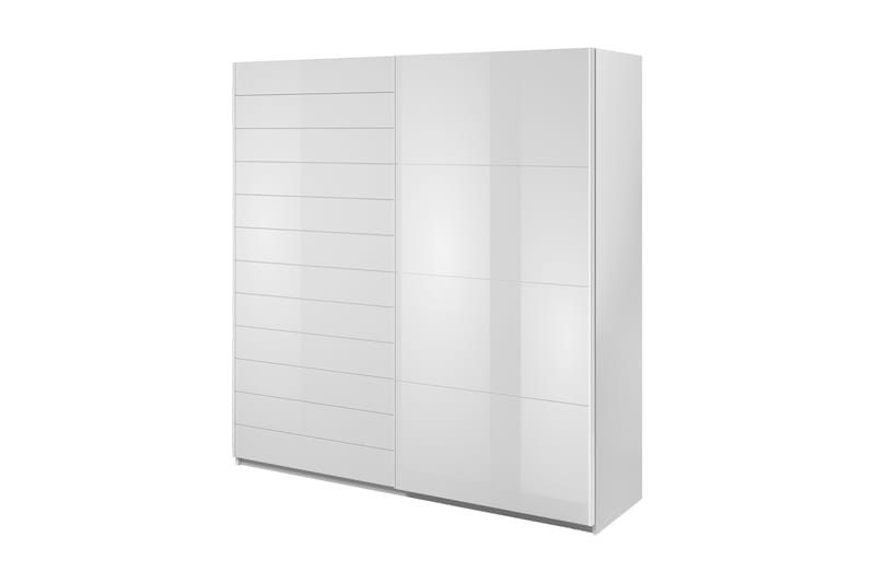 Bovera Garderobe 61x221 cm - Askegrå - Oppbevaring - Klesoppbevaring - Garderober & garderobesystem