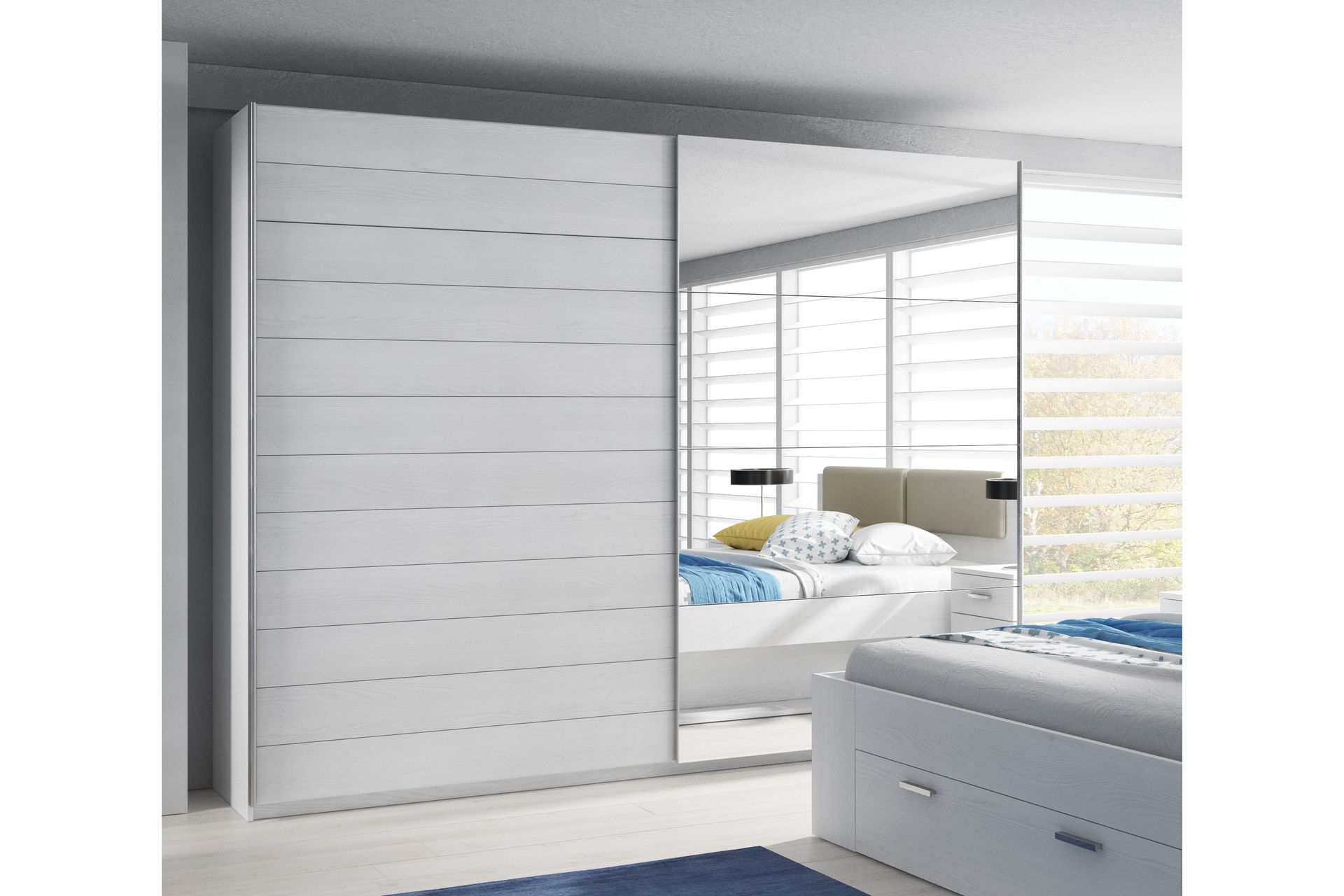 Bovera Garderobe 61x270 cm - Askegrå - Oppbevaring - Klesoppbevaring - Garderober & garderobesystem