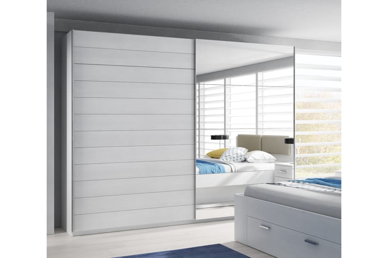 Bovera Garderobe 61x270 cm - Askegrå - Oppbevaring - Klesoppbevaring - Garderober & garderobesystem