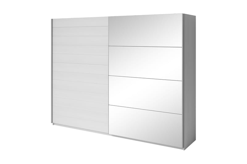 Bovera Garderobe 61x270 cm - Askegrå - Oppbevaring - Klesoppbevaring - Garderober & garderobesystem
