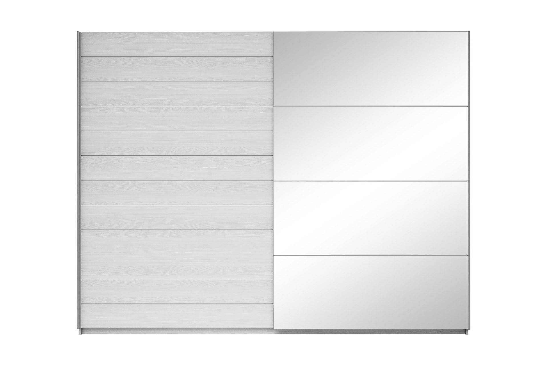 Bovera Garderobe 61x270 cm - Askegrå - Oppbevaring - Klesoppbevaring - Garderober & garderobesystem