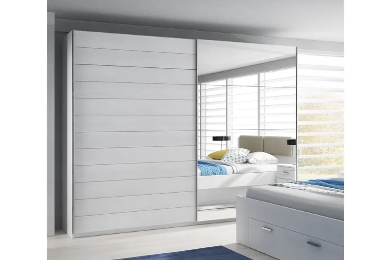 Bovera Garderobe 61x270 cm - Askegrå - Oppbevaring - Klesoppbevaring - Garderober & garderobesystem