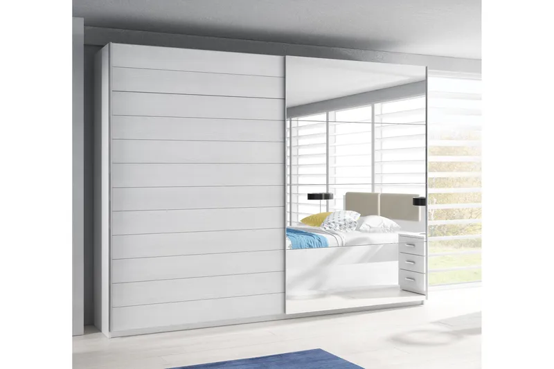 Bovera Garderobe 61x270 cm - Askegrå - Oppbevaring - Klesoppbevaring - Garderober & garderobesystem