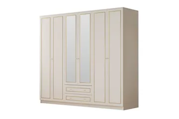 Branor Garderobesskåp 210x210 cm - Matt Hvit - Oppbevaring - Klesoppbevaring - Garderober & garderobesystem - Garderobeskap & klesskap