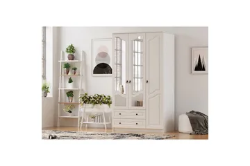 Brelin Garderobe 105x210 cm - Matt Hvit - Oppbevaring - Klesoppbevaring - Garderober & garderobesystem