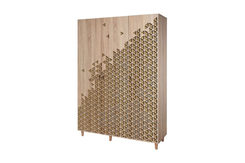 Brokind Garderobe 135 cm - Brun - Oppbevaring - Klesoppbevaring - Garderober & garderobesystem
