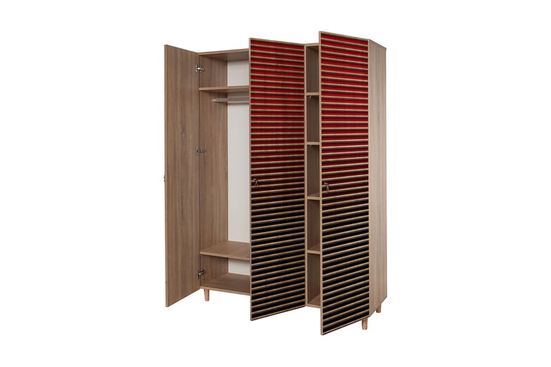 Brokind Garderobe 135 cm - Brun - Oppbevaring - Klesoppbevaring - Garderober & garderobesystem