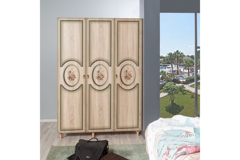 Brokind Garderobe 135 cm - Brun - Oppbevaring - Klesoppbevaring - Garderober & garderobesystem