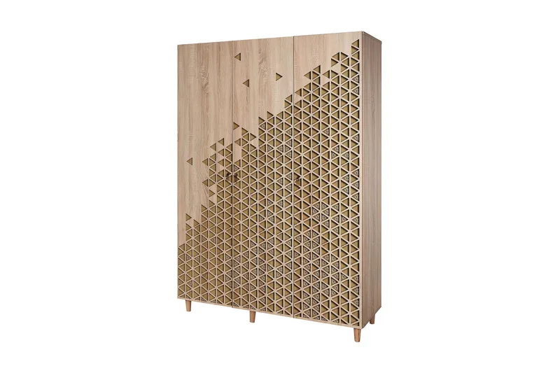 Brokind Garderobe 135 cm - Brun - Oppbevaring - Klesoppbevaring - Garderober & garderobesystem