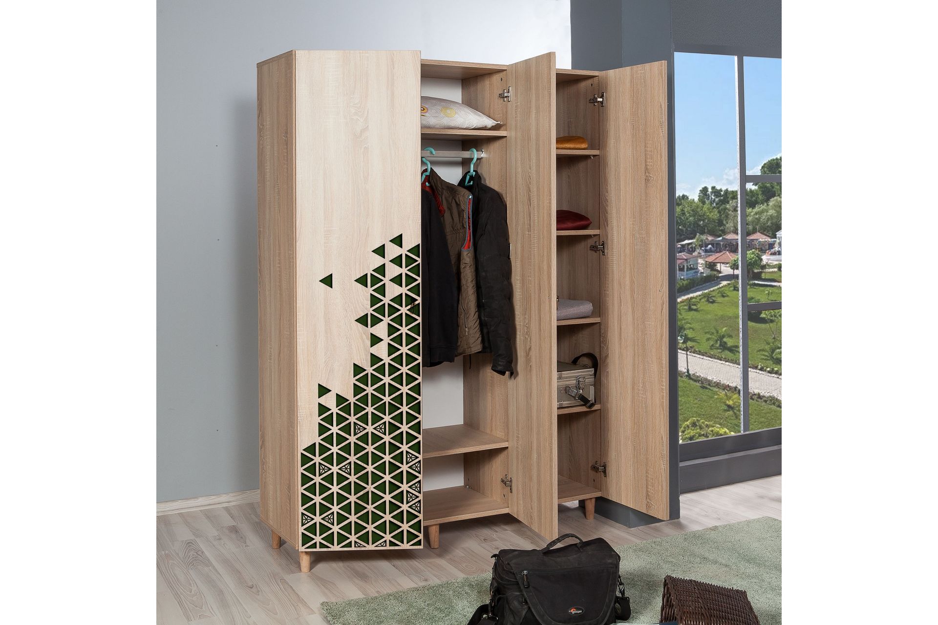 Brokind Garderobe 135 cm - Oppbevaring - Klesoppbevaring - Garderober & garderobesystem