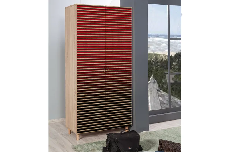 Brokind Garderobe 90 cm - Brun - Oppbevaring - Klesoppbevaring - Garderober & garderobesystem