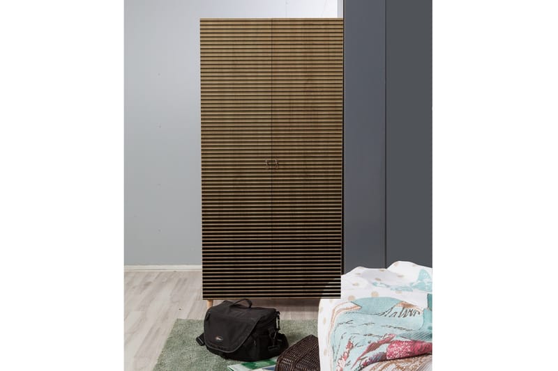 Brokind Garderobe 90 cm - Brun - Oppbevaring - Klesoppbevaring - Garderober & garderobesystem