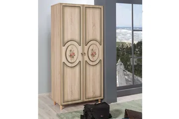 Brokind Garderobe 90 cm - Brun - Oppbevaring - Klesoppbevaring - Garderober & garderobesystem