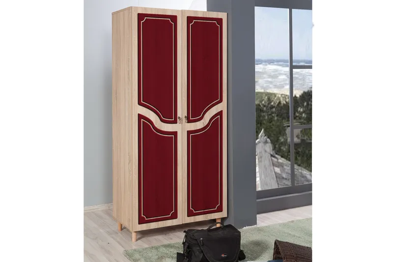 Brokind Garderobe 90 cm - Brun - Oppbevaring - Klesoppbevaring - Garderober & garderobesystem